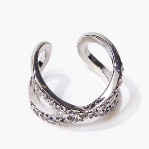 Cutout Rhinestone Ring - Picture 5 of 6